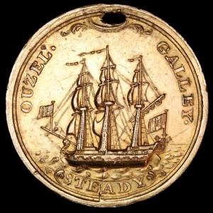 Ouizel Galley Society Medal (Different type ship)