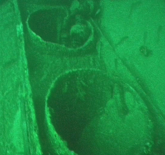 Mine chutes of sunken UC-65