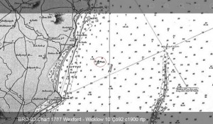 Wreck Buoy position NE of Mizen Head, Wicklow.